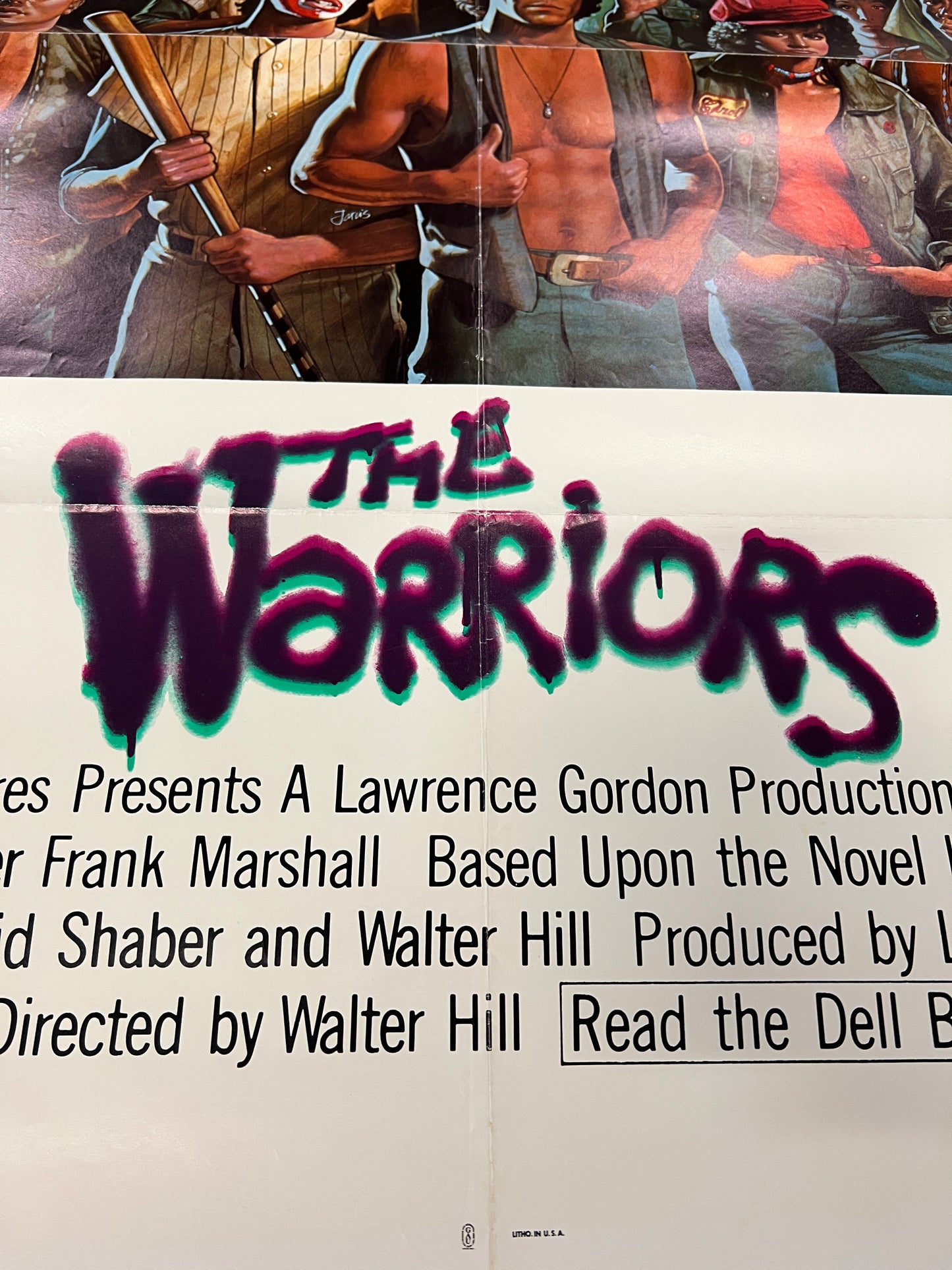 The Warriors Vintage Original Theater Poster