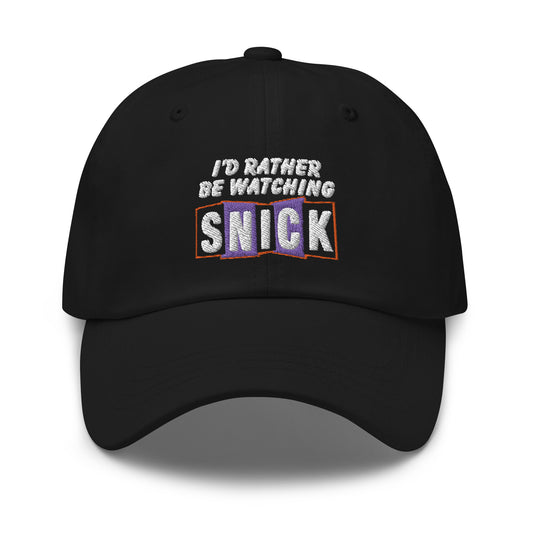 Rather Be Watching Snick Hat • Black